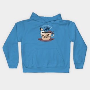 Time for Coffee - Caffeine Mug Gift Kids Hoodie